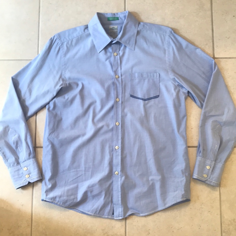 Blue dress shirt